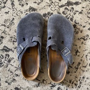 Birkenstock Bostons suede leather eu 38 us 7.5